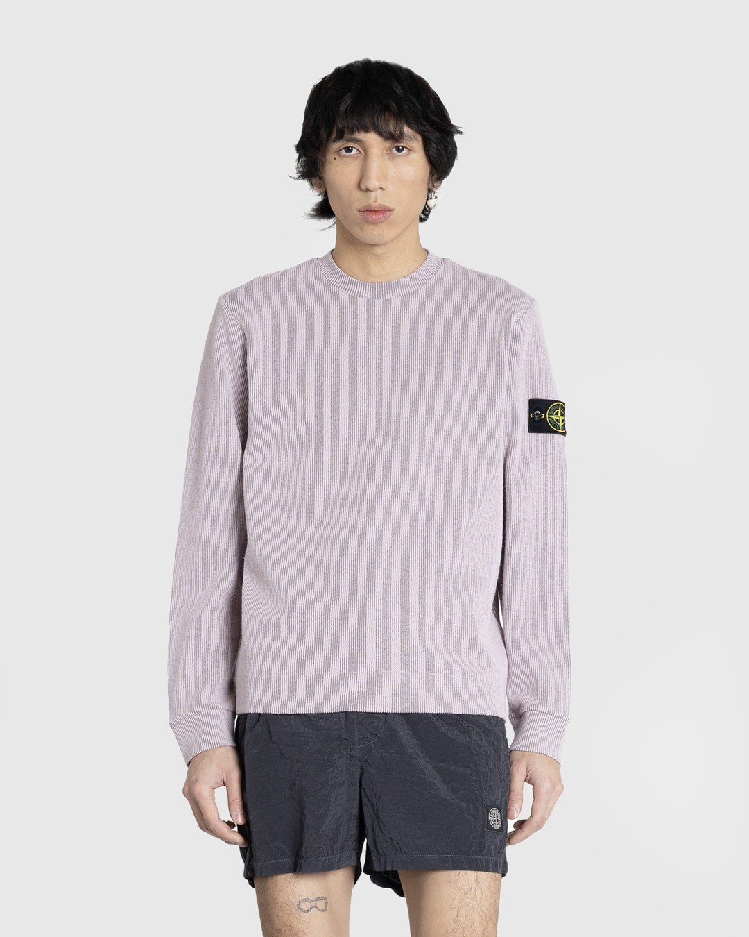 Stone island pink sweater sales